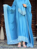Ocean Veil Abaya - Image 4