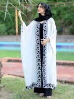 White Whisper Embroidered Shrug - Image 4