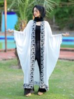 White Whisper Embroidered Shrug - Image 2