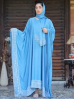 Ocean Veil Abaya - Image 2