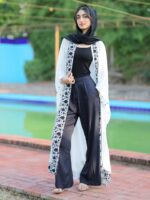 White Whisper Embroidered Shrug - Image 3