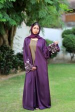 Amethyst Bloom Abbaya - Image 2