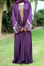 Amethyst Bloom Abbaya - Image 3