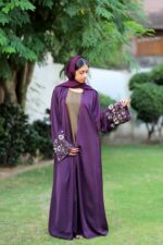 Amethyst Bloom Abbaya - Image 5
