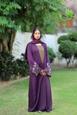 Amethyst Bloom Abbaya - Image 4