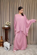 Rose Elegance Shirt & Skirt Set - Image 3