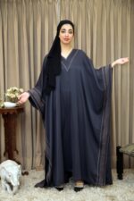 Midnight Grace Kaftan Abaya - Image 2
