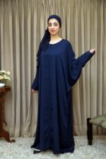 Royal Midnight Front-Open Abaya