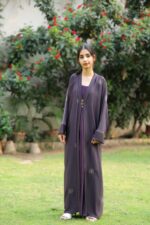 Twilight Bloom Abaya - Image 4